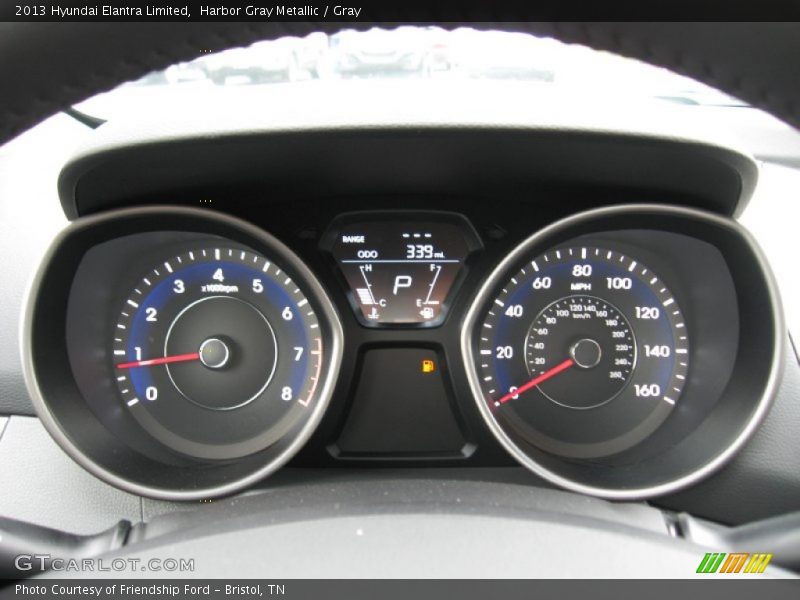 Harbor Gray Metallic / Gray 2013 Hyundai Elantra Limited