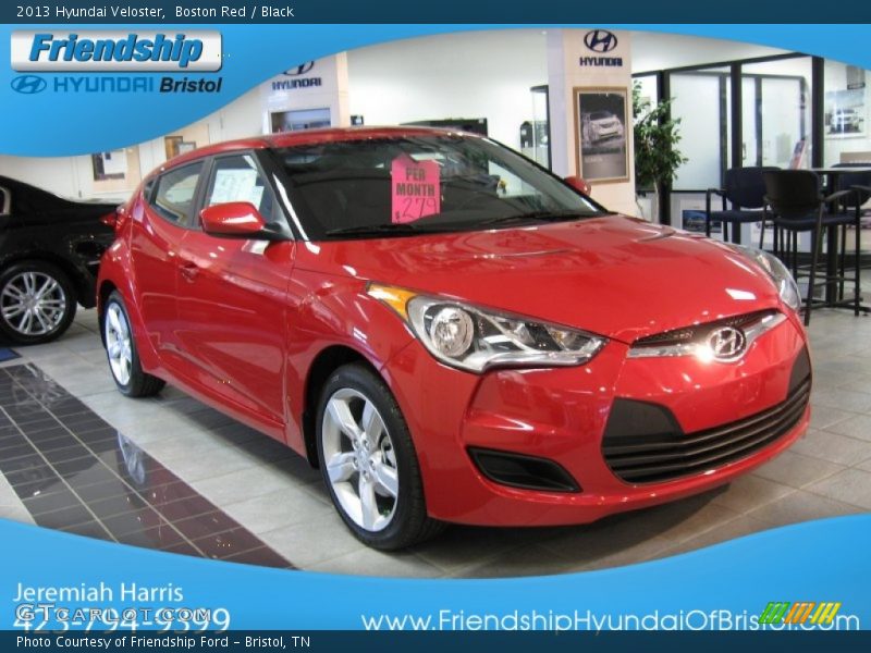 Boston Red / Black 2013 Hyundai Veloster