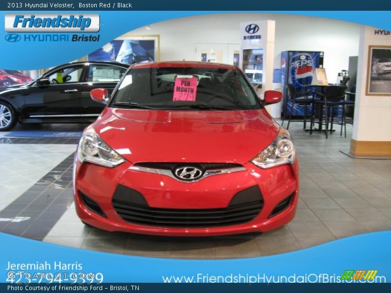 Boston Red / Black 2013 Hyundai Veloster