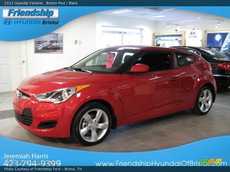 Boston Red / Black 2013 Hyundai Veloster