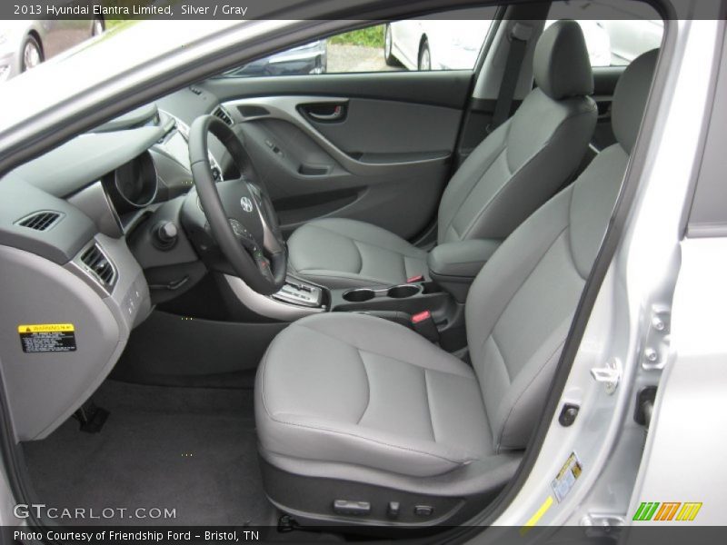 Silver / Gray 2013 Hyundai Elantra Limited