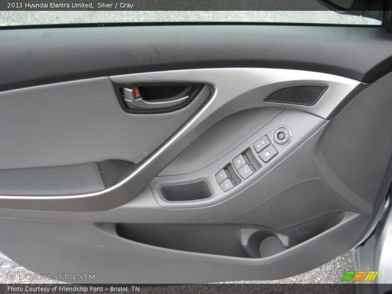 Silver / Gray 2013 Hyundai Elantra Limited