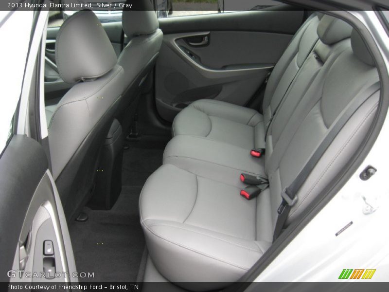 Silver / Gray 2013 Hyundai Elantra Limited