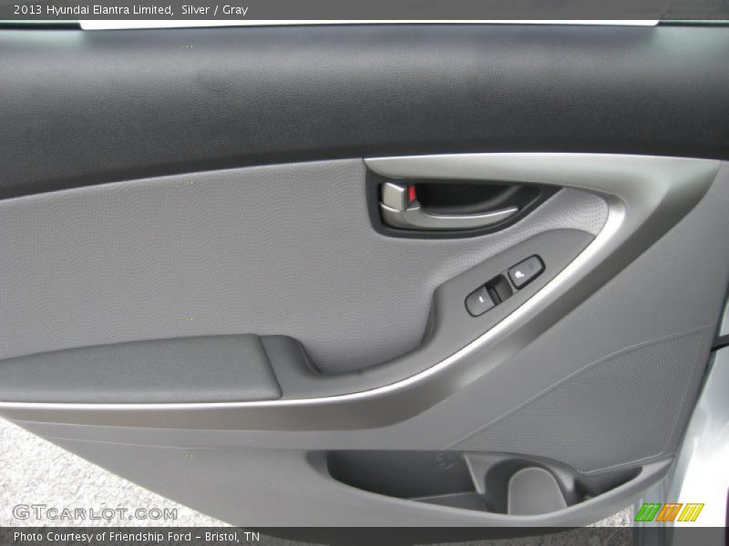 Silver / Gray 2013 Hyundai Elantra Limited