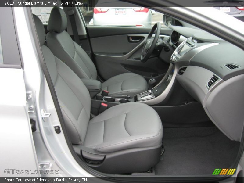 Silver / Gray 2013 Hyundai Elantra Limited