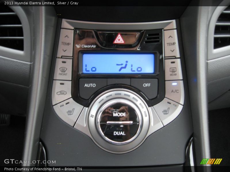 Silver / Gray 2013 Hyundai Elantra Limited