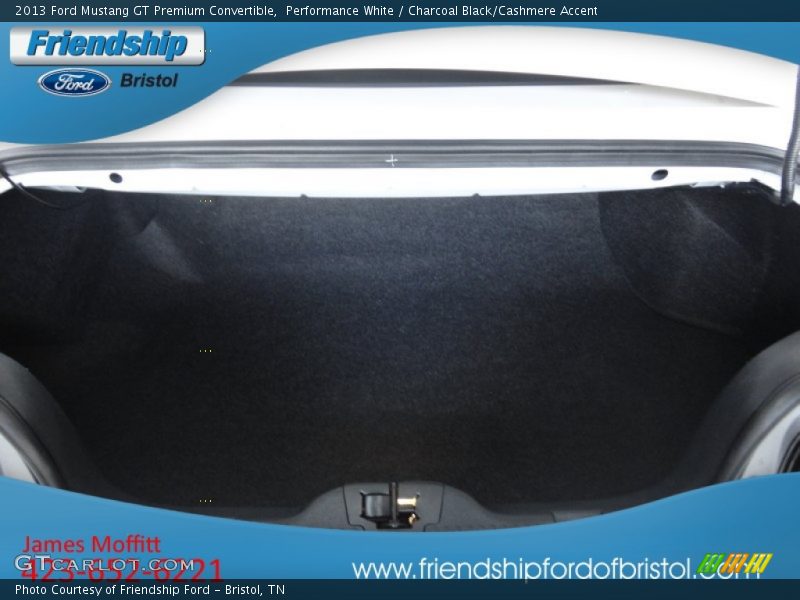 Performance White / Charcoal Black/Cashmere Accent 2013 Ford Mustang GT Premium Convertible