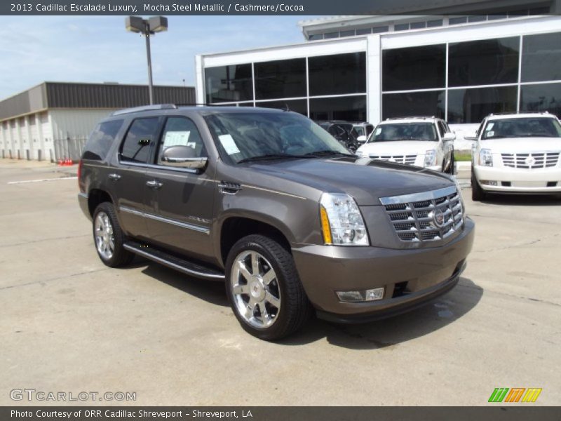Mocha Steel Metallic / Cashmere/Cocoa 2013 Cadillac Escalade Luxury