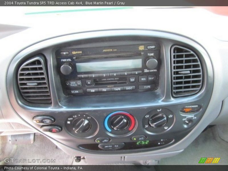 Blue Marlin Pearl / Gray 2004 Toyota Tundra SR5 TRD Access Cab 4x4