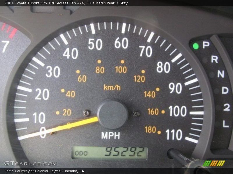 Blue Marlin Pearl / Gray 2004 Toyota Tundra SR5 TRD Access Cab 4x4