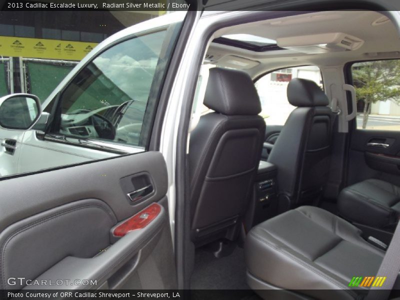 Radiant Silver Metallic / Ebony 2013 Cadillac Escalade Luxury