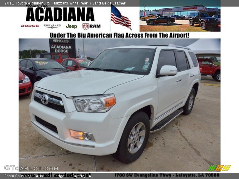 Blizzard White Pearl / Sand Beige Leather 2011 Toyota 4Runner SR5