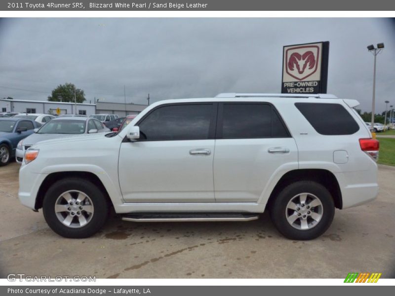 Blizzard White Pearl / Sand Beige Leather 2011 Toyota 4Runner SR5