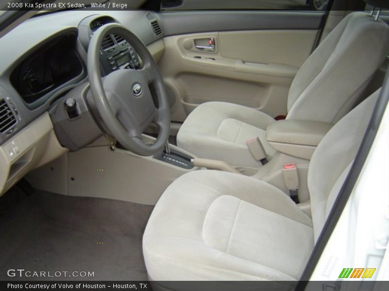  2008 Spectra EX Sedan Beige Interior
