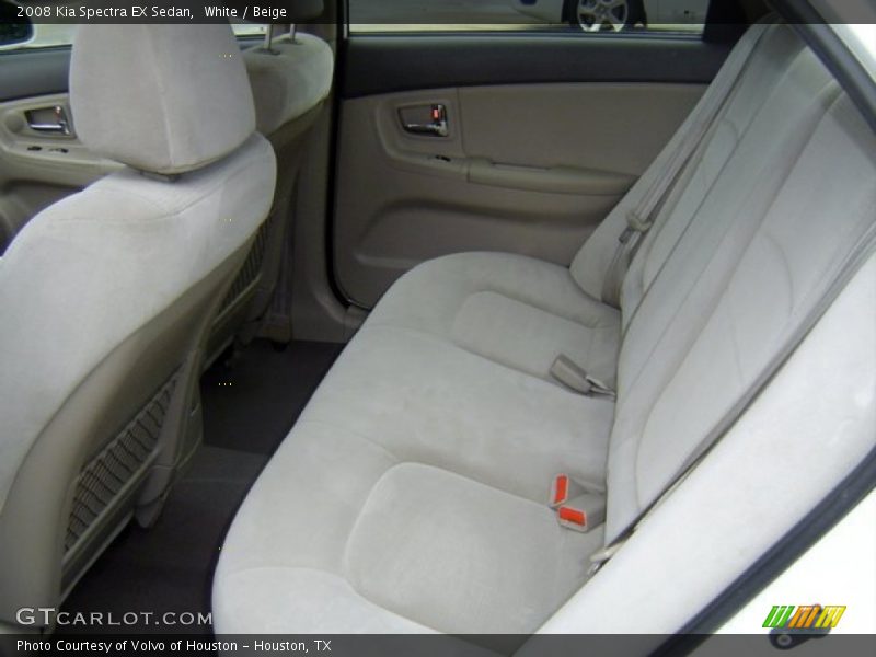 Rear Seat of 2008 Spectra EX Sedan