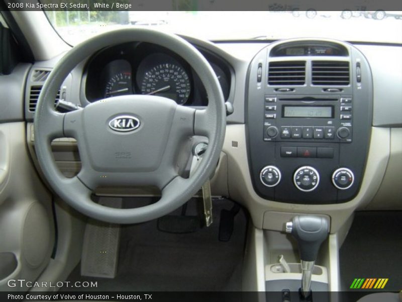 Dashboard of 2008 Spectra EX Sedan