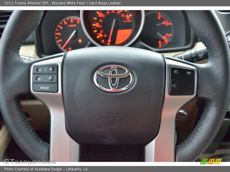 Blizzard White Pearl / Sand Beige Leather 2011 Toyota 4Runner SR5