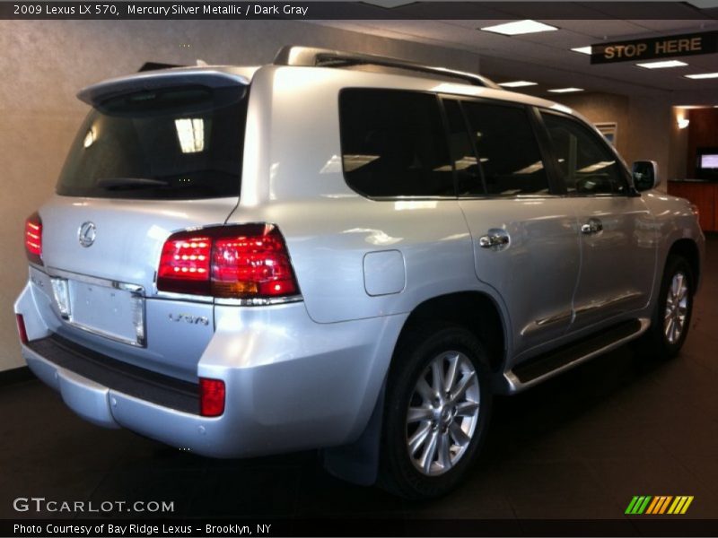 Mercury Silver Metallic / Dark Gray 2009 Lexus LX 570