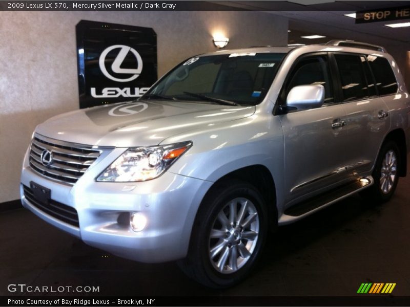Mercury Silver Metallic / Dark Gray 2009 Lexus LX 570