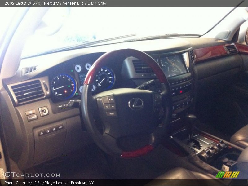 Mercury Silver Metallic / Dark Gray 2009 Lexus LX 570