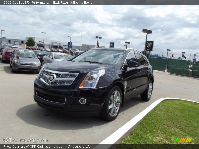 Black Raven / Ebony/Ebony 2012 Cadillac SRX Performance
