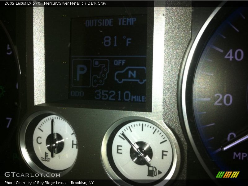 Mercury Silver Metallic / Dark Gray 2009 Lexus LX 570