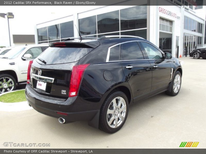 Black Raven / Ebony/Ebony 2012 Cadillac SRX Performance