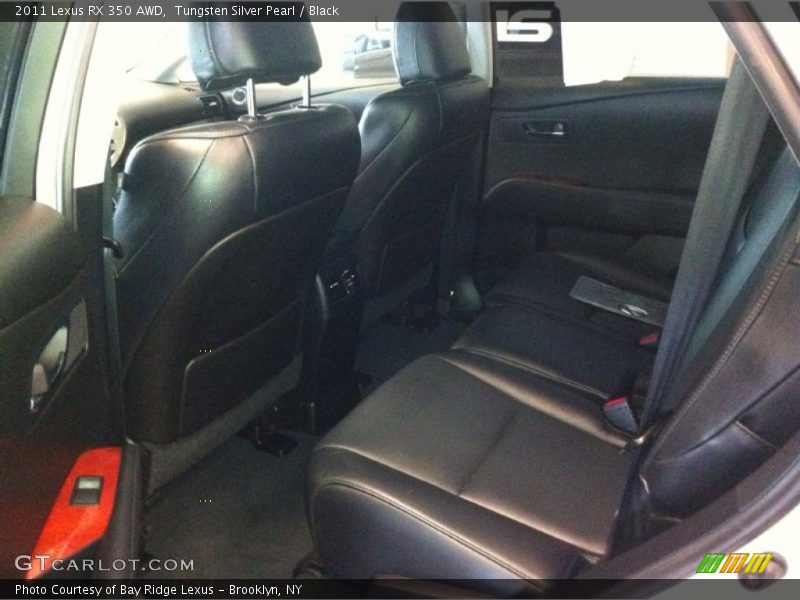 Tungsten Silver Pearl / Black 2011 Lexus RX 350 AWD