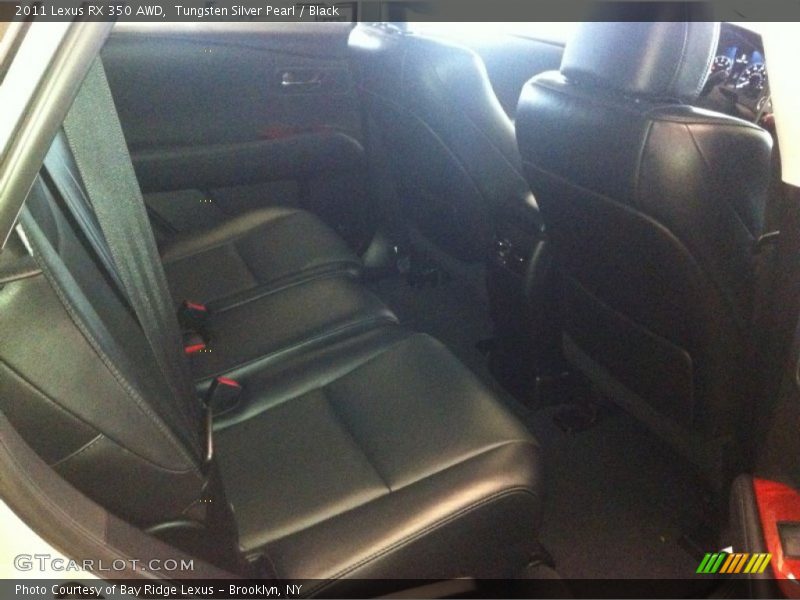 Tungsten Silver Pearl / Black 2011 Lexus RX 350 AWD