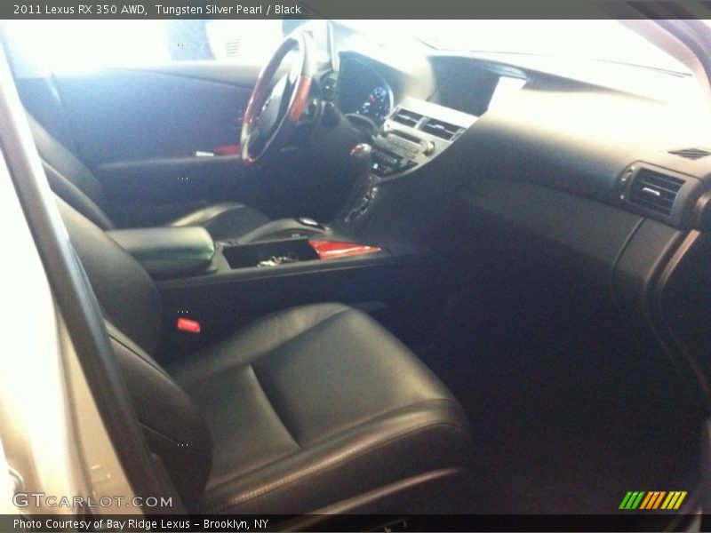Tungsten Silver Pearl / Black 2011 Lexus RX 350 AWD