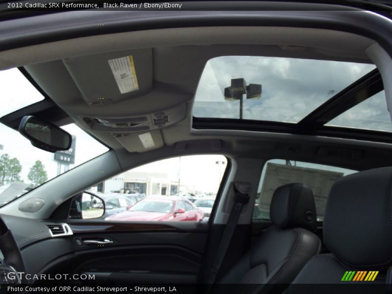 Black Raven / Ebony/Ebony 2012 Cadillac SRX Performance