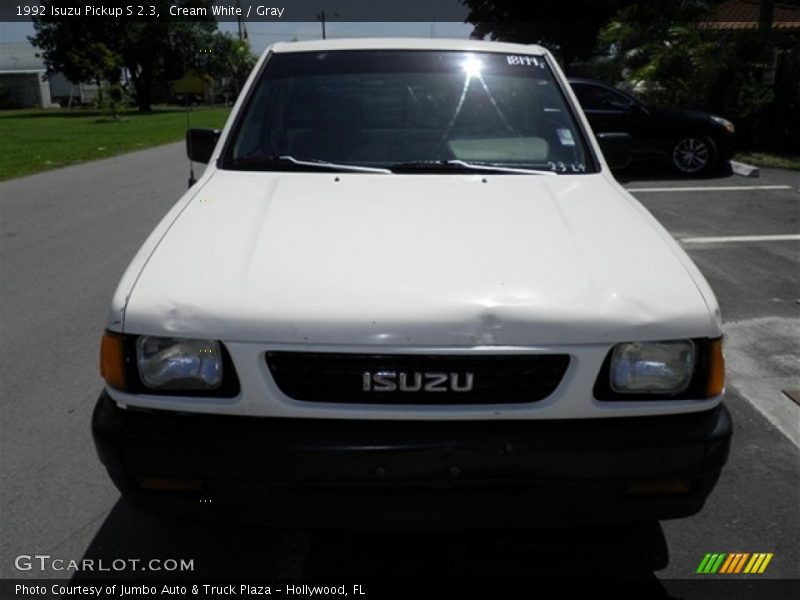 Cream White / Gray 1992 Isuzu Pickup S 2.3