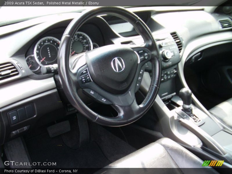 Polished Metal Metallic / Ebony 2009 Acura TSX Sedan