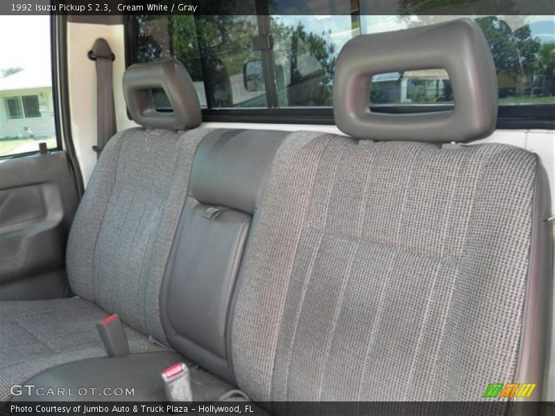 Cream White / Gray 1992 Isuzu Pickup S 2.3