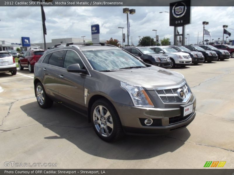 Mocha Steel Metallic / Shale/Brownstone 2012 Cadillac SRX Premium