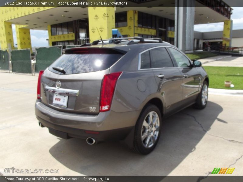 Mocha Steel Metallic / Shale/Brownstone 2012 Cadillac SRX Premium
