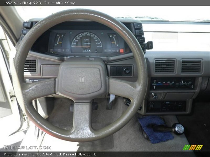 Dashboard of 1992 Pickup S 2.3
