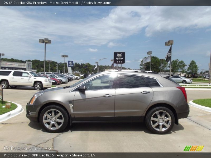 Mocha Steel Metallic / Shale/Brownstone 2012 Cadillac SRX Premium