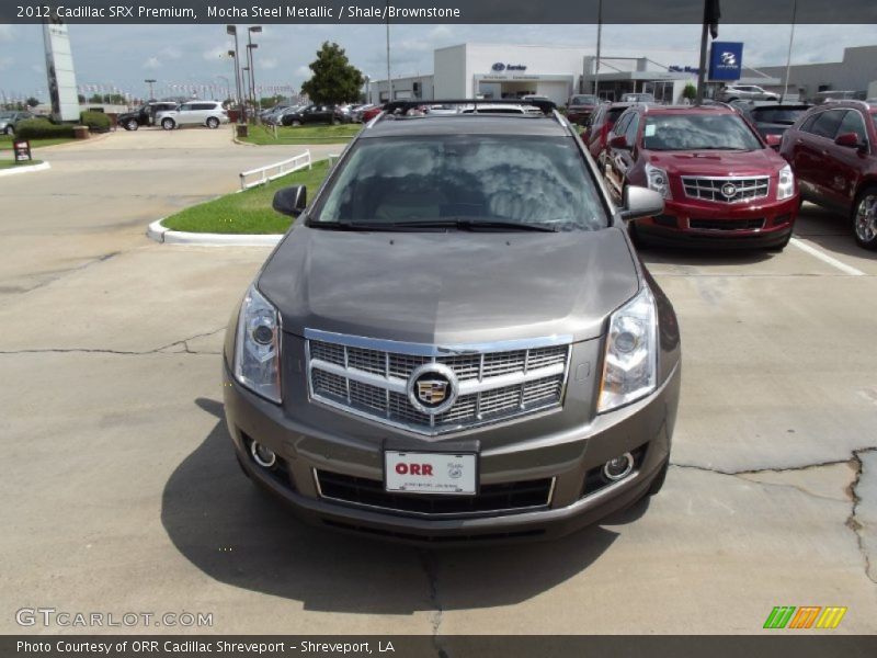 Mocha Steel Metallic / Shale/Brownstone 2012 Cadillac SRX Premium