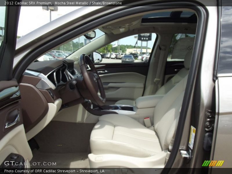 Mocha Steel Metallic / Shale/Brownstone 2012 Cadillac SRX Premium