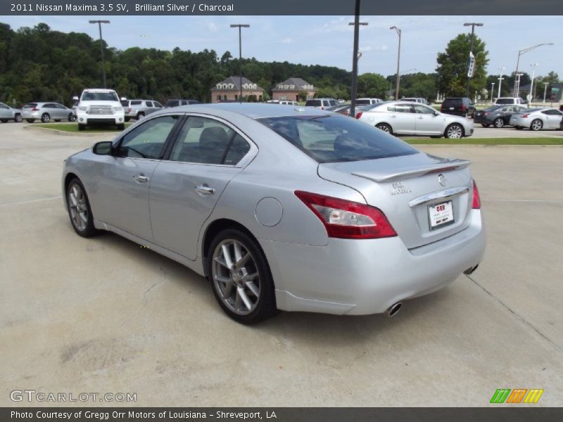 Brilliant Silver / Charcoal 2011 Nissan Maxima 3.5 SV