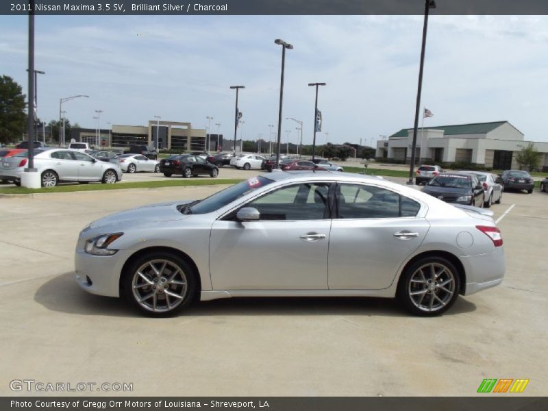 Brilliant Silver / Charcoal 2011 Nissan Maxima 3.5 SV