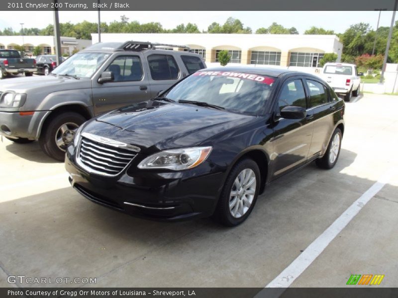 Black / Black 2011 Chrysler 200 Touring