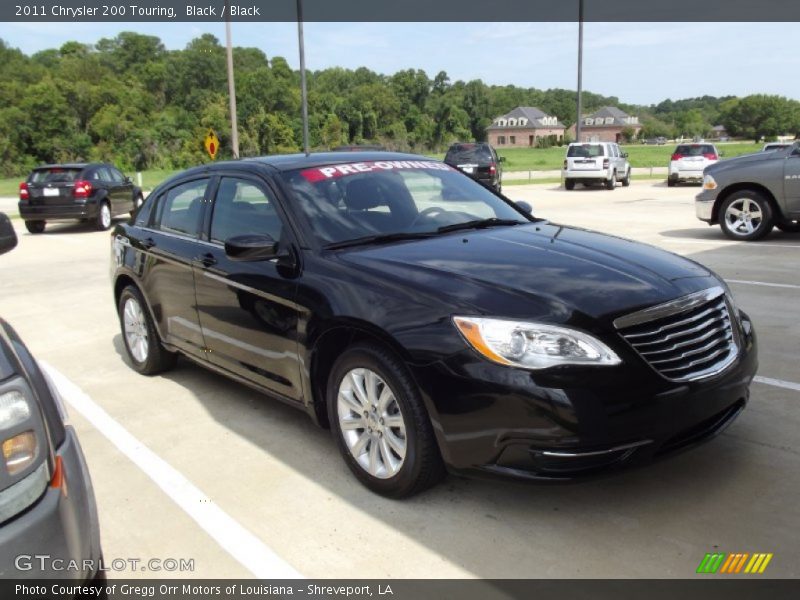 Black / Black 2011 Chrysler 200 Touring