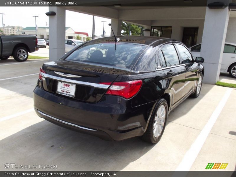 Black / Black 2011 Chrysler 200 Touring