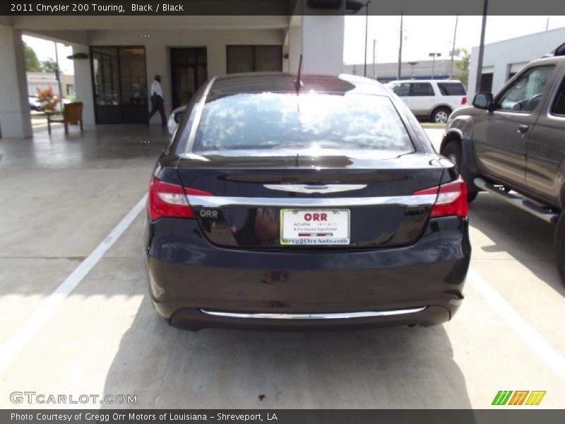 Black / Black 2011 Chrysler 200 Touring