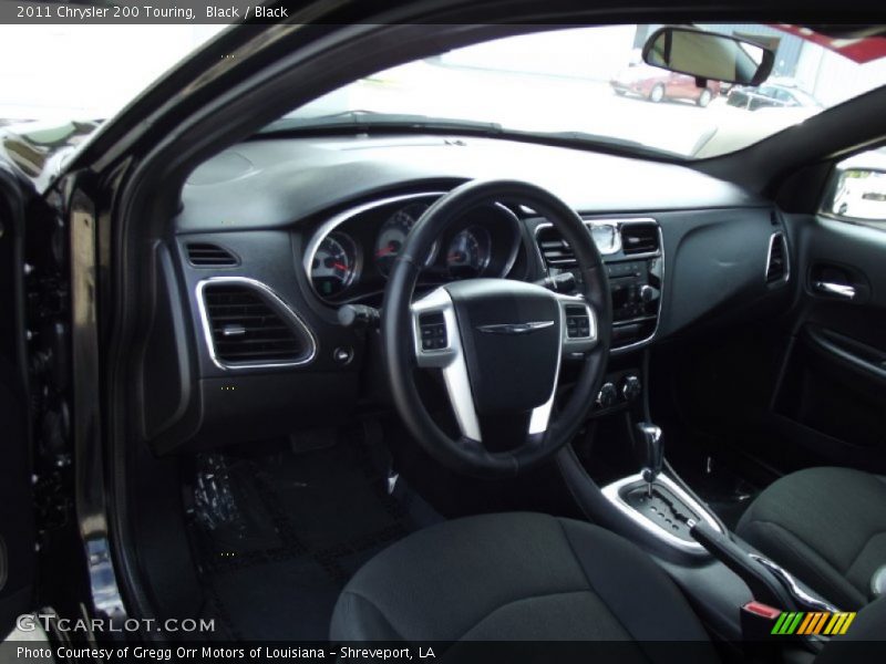 Black / Black 2011 Chrysler 200 Touring