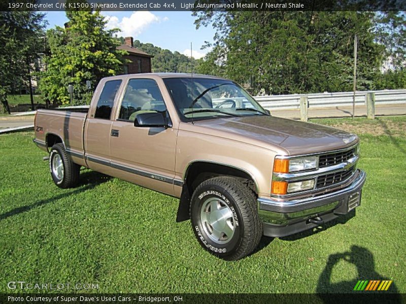 Front 3/4 View of 1997 C/K K1500 Silverado Extended Cab 4x4