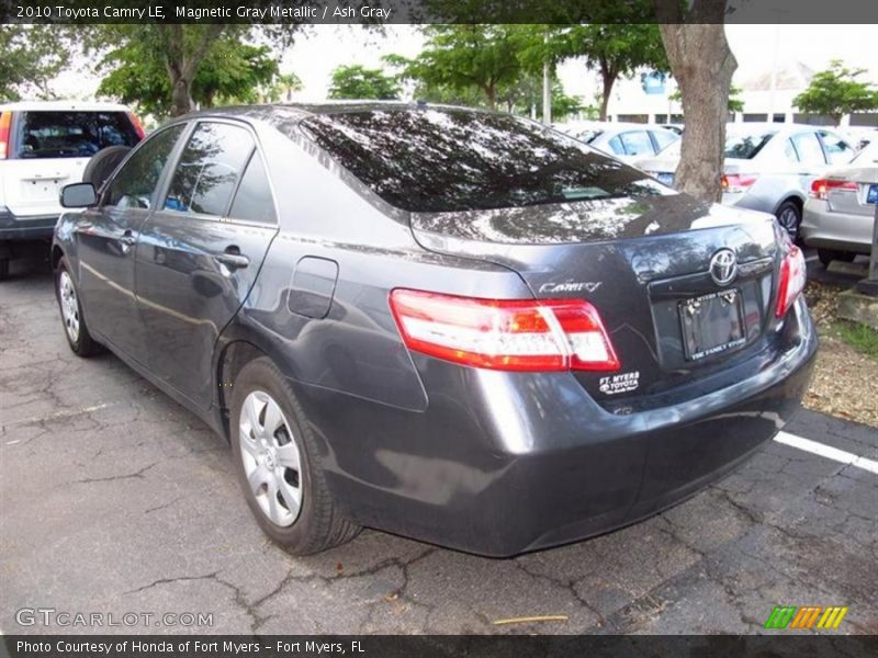 Magnetic Gray Metallic / Ash Gray 2010 Toyota Camry LE