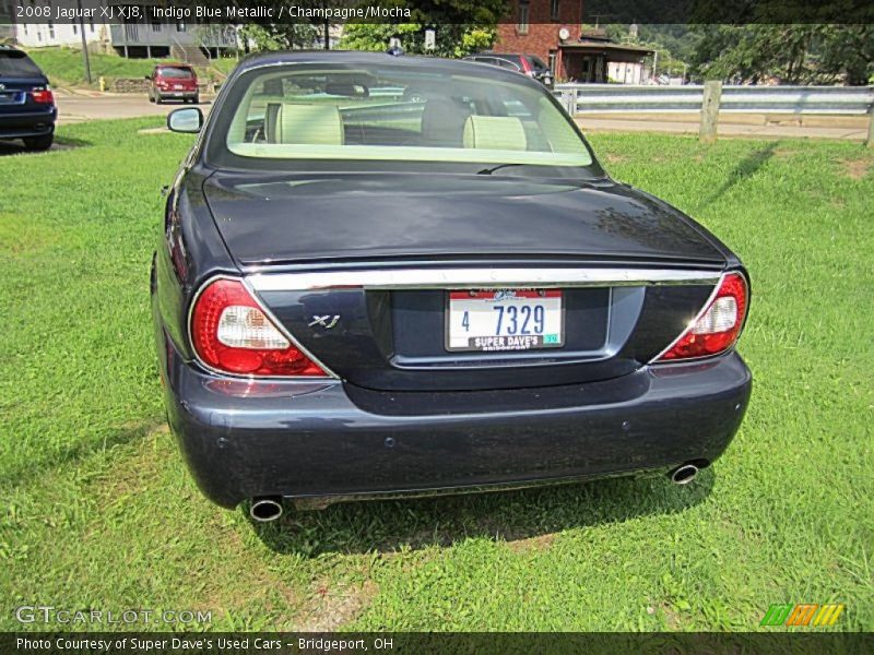 Indigo Blue Metallic / Champagne/Mocha 2008 Jaguar XJ XJ8